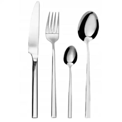 Avelena | Ambition Como Besteckset 24 Teile für 6 Personen In Box Glänzend Silber