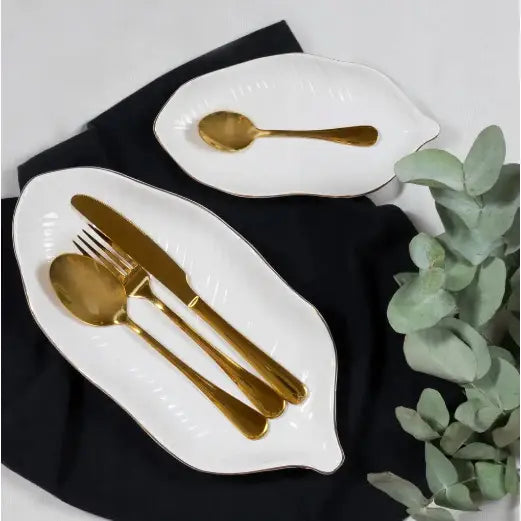Avelena | Ambition Enna Gold Besteckset 24 Teile für 6 Personen, Goldfarben
