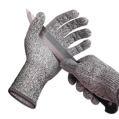Avelena | Anti-Schnitt Handschuhe 5 Grad Sicherheit Schnittfest Stichfest Edelstahl