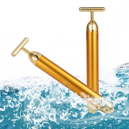 Avelena | Energy 24K Gold T Beauty Bar Gesichtsroller-Massagegerät
