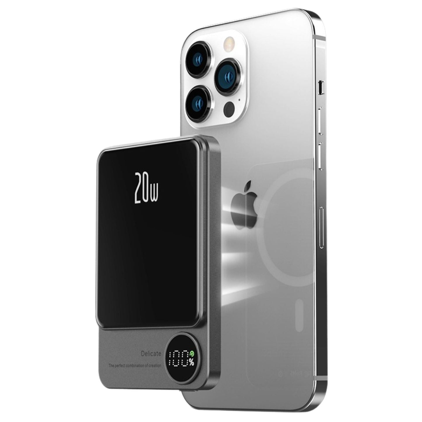 Avelena | ChargeSphere | Magnetische Powerbank – Schnelles und Sicheres Laden unterwegs