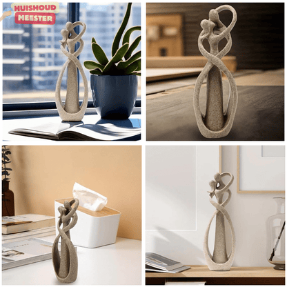 Avelena | Armonia Embrace Skulptur – Künstlerisches Symbol für Liebe, Verbindung und zeitlose Eleganz
