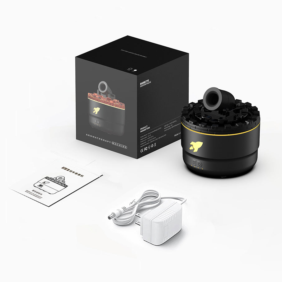 Avelena | Aroma-Diffusor und Luftbefeuchter mit Nachttischlampe - LavaGlow