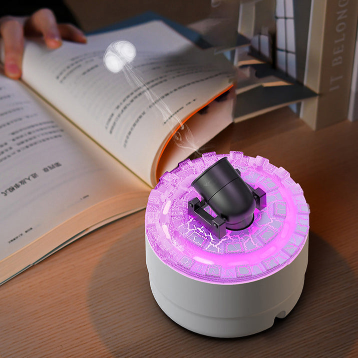Avelena | Aroma-Diffusor und Luftbefeuchter mit Nachttischlampe - LavaGlow