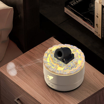 Avelena | Aroma-Diffusor und Luftbefeuchter mit Nachttischlampe - LavaGlow