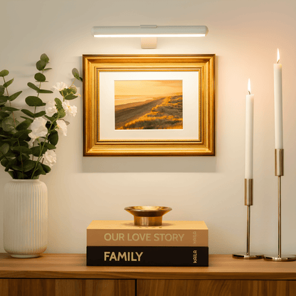 Avelena | ArtGlow LED-Wandlampe – kabellose Beleuchtung für Kunst und Dekoration