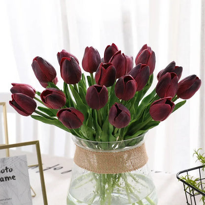 Avelena | Künstliche Tulpenblumenstrauß (20 Stück)