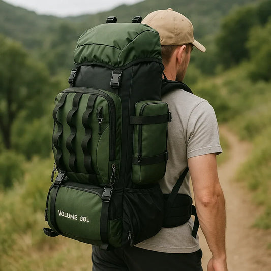 Avelena | 90L wasserdichter Wanderrucksack - ultraleichter Reisepack für Outdoor-Abenteuer & Camping