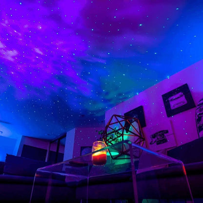 Avelena | Astronaut Galaxy Projektor | 8 einstellbare Nebelfarben & Fernbedienung für Entspannung und Sternegucken