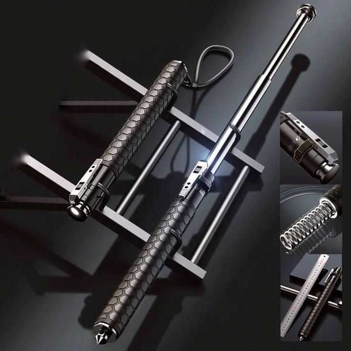 Avelena | Automatischer Selbstverteidigungsgehstock – Pop-Up Sicherheitsstock