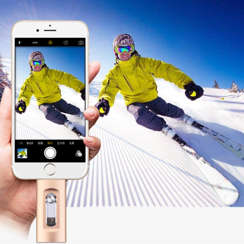 Avelena | 3-in-1 Hochleistungs-USB-Laufwerk mit Fingerabdrucksicherung