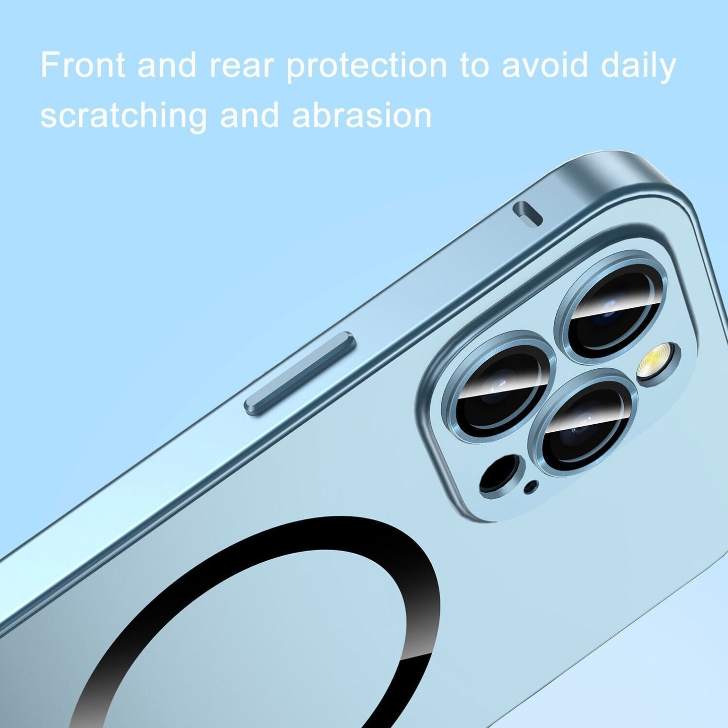 Avelena | Lade Aluminium Metall bumper matt Hülle für Iphone