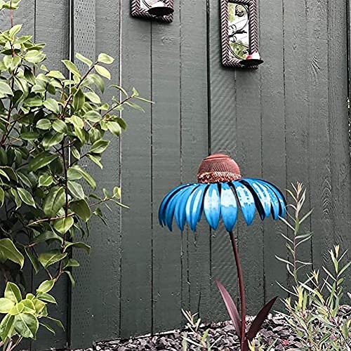 Avelena | Hängendes Metall-Vogelhaus Blumenform Garten Deko