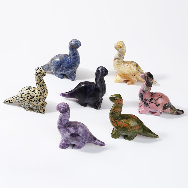 Avelena | Frendorf 2,5 Zoll Kristall Dinosaurier Zuhause Dekoration Edelstein Deko