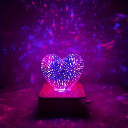 Avelena | 3D Led Herzlampe für Romantische Stimmungsbeleuchtung