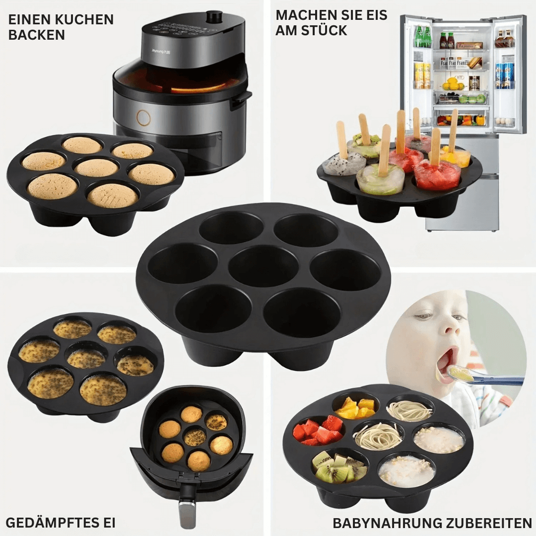 Avelena | Silikon-Backform für Airfryer & Mikrowelle
