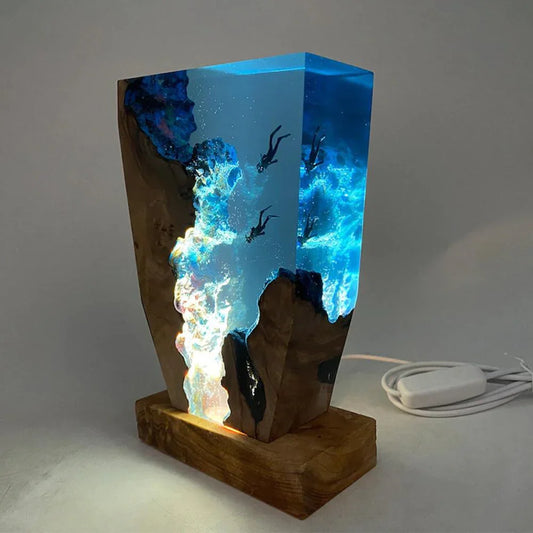 Avelena | Wellen-LED-Lampe aus Harz
