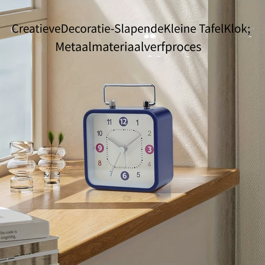 Avelena | Uhr Stilvolle Quadratische Wecker mit Nachtlicht