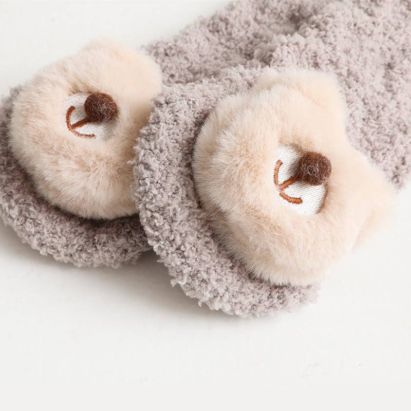 Avelena | Ein Paar Baby süße Koralle Fleece Socken