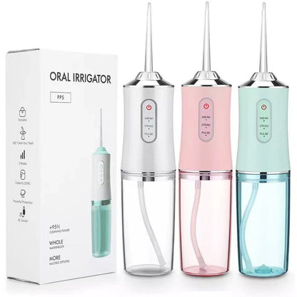 Avelena | Wasserdichter Irrigator Dentalreiniger, kabelloser & wiederaufladbarer Wasserzahnseide