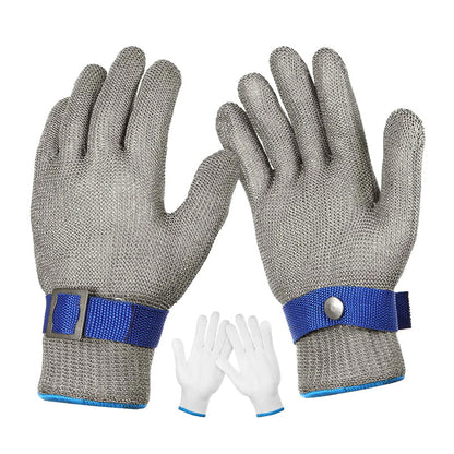 Avelena | Edelstahlgewebe Metall Labor Schutzhandschuhe