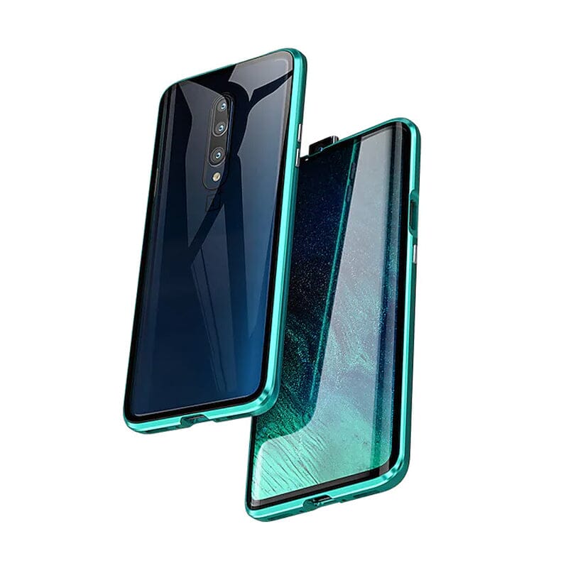 Avelena | Magnetisches gehärtetes Glas doppelseitige Handyhülle für Samsung
