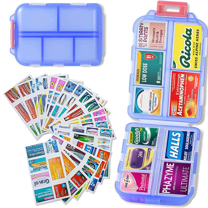 Avelena | Organizer-Box 161 Etiketten Zur Anpassung