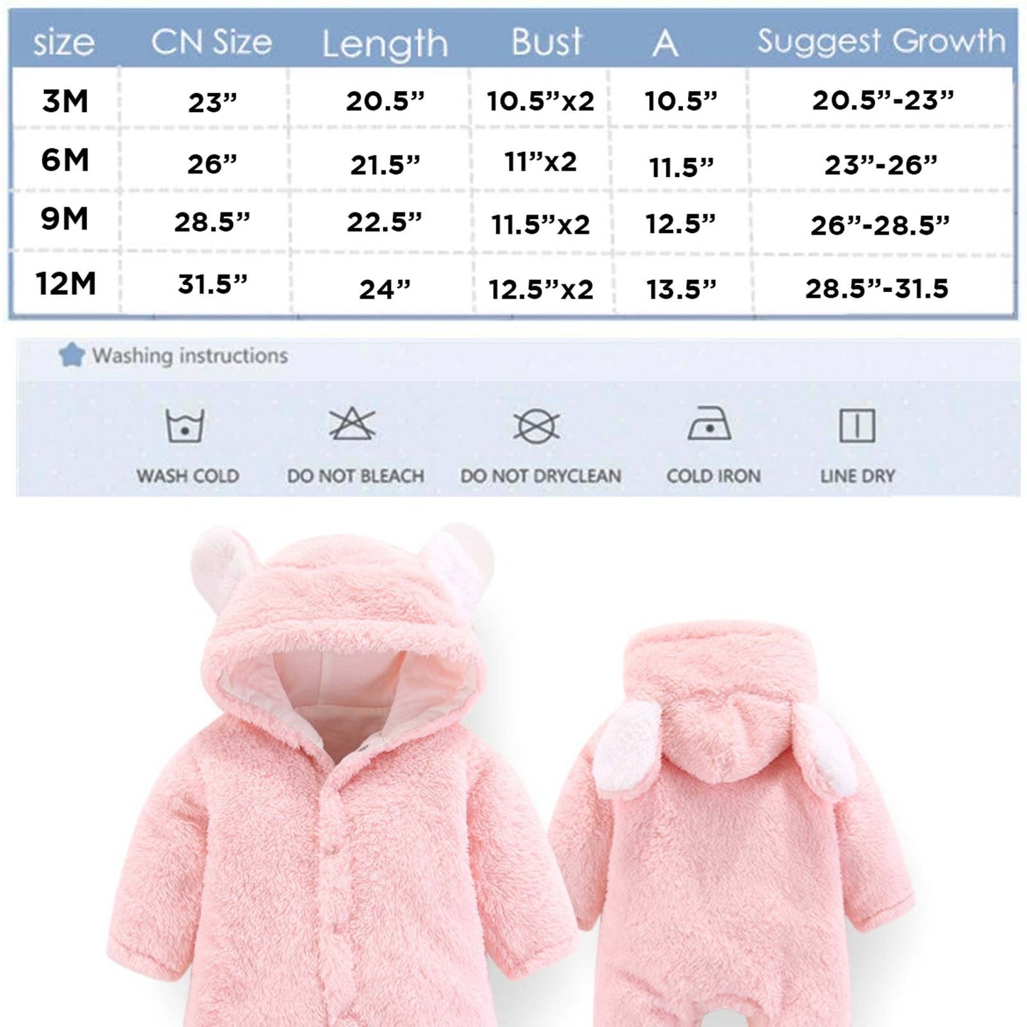 Avelena | Baby Einteiler Overall