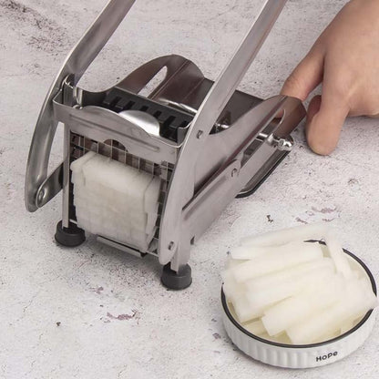 Avelena | Edelstahl Pommes Fritteuse Cutter