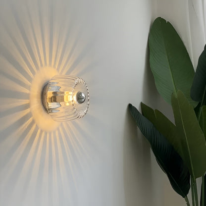 Avelena | Scandielegance Wandlampe Moderne Glasbeleuchtung mit Bauhaus Charme