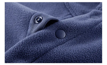 Avelena | Herrenjacke mit Stehkragen, Gefüttert mit Fleece