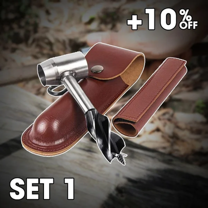 Avelena | Bushcraft Auger – Bushcraft Handbohrer-Schlüssel