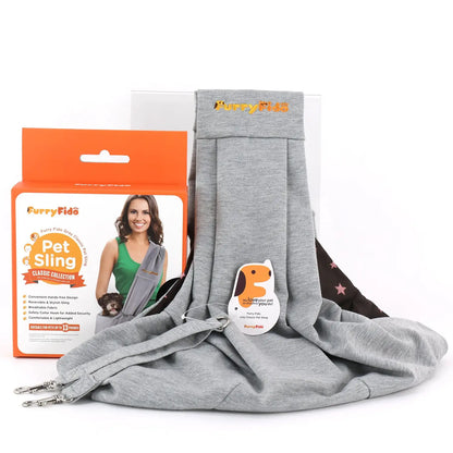 Avelena | Tragetasche für Hunde Grau
