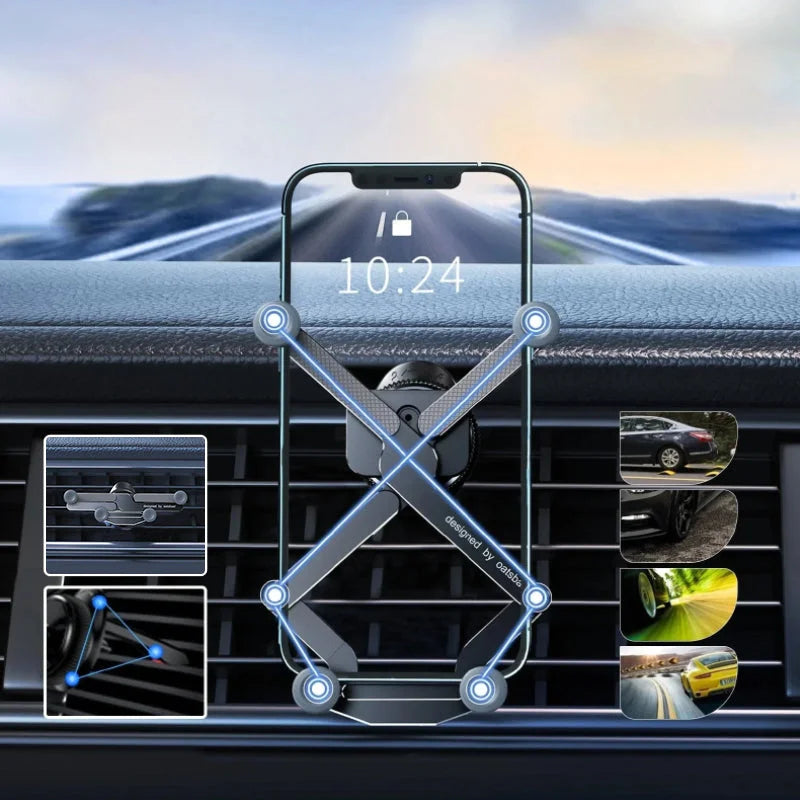 Avelena | Drehbare Luftventil Halterung Auto Handyhalter
