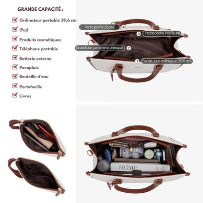 Avelena | Bagsball 2-in-1 – Stilvolle Tasche mit isoliertem Lunchfach