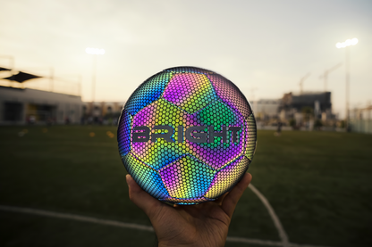 Avelena | Reflektierender Fußball mit Holografischem Effekt Perfekt für Soziale Medien