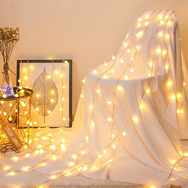 Avelena | Ball Globe Lichterkette USB / Batteriebetrieben