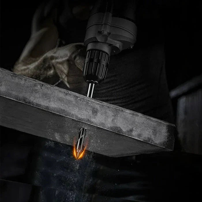 Avelena | Bohrer Set | 7-teilig | Hartmetall | 4-Schneiden Kreuzdesign | Universell kompatibel