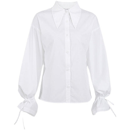 Avelena | Modische Weiße Lässige Bluse