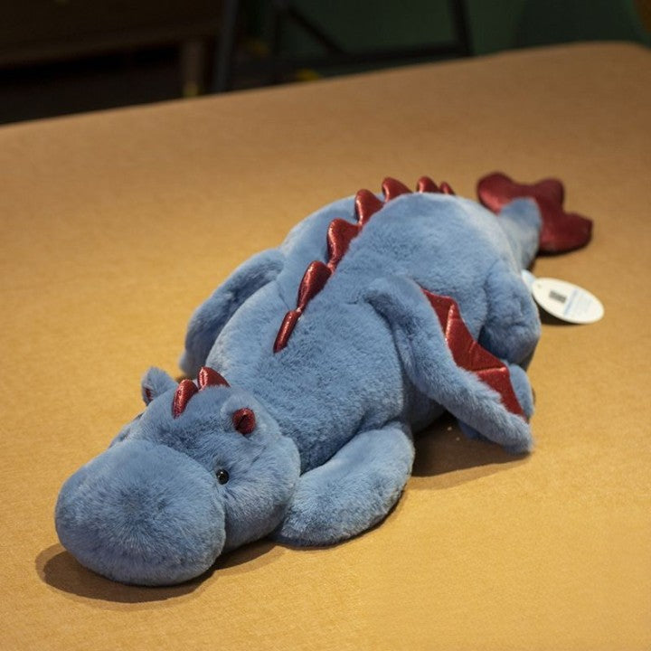 Avelena | Dinosaurier Kissen Groß-Blau