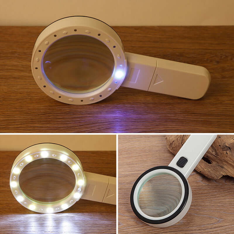 Avelena | 30X LED-Lupenleuchte mit Vergrößerungsglas