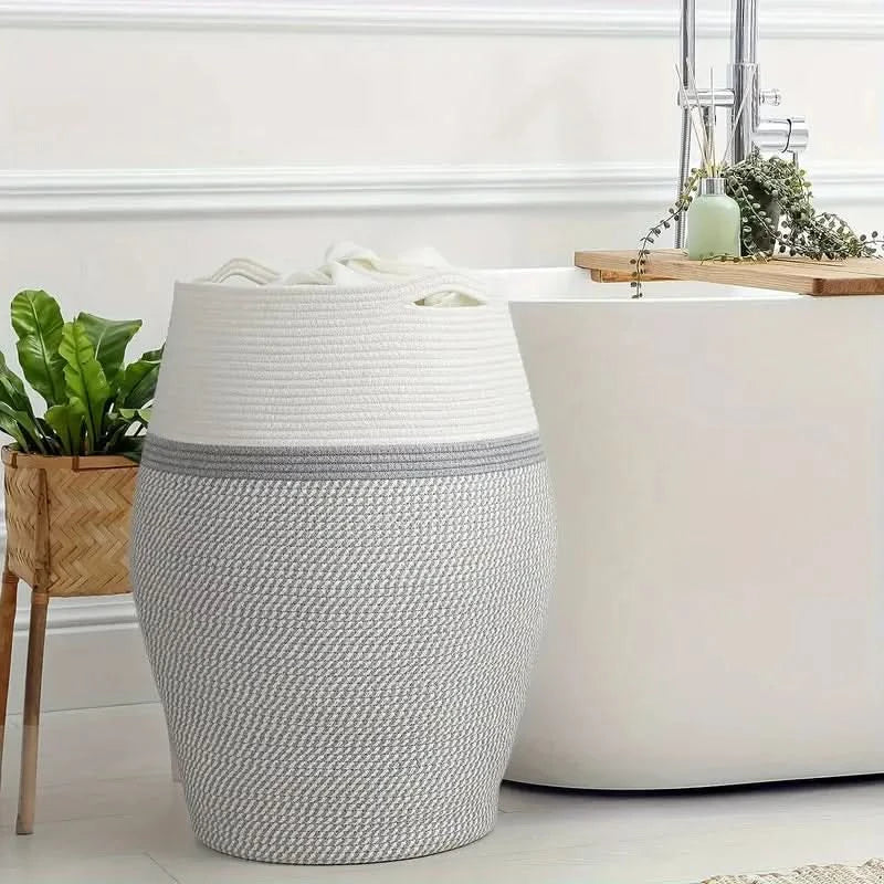 Avelena | CurveBasket - Stilvoller Aufbewahrungskorb aus Baumwolle