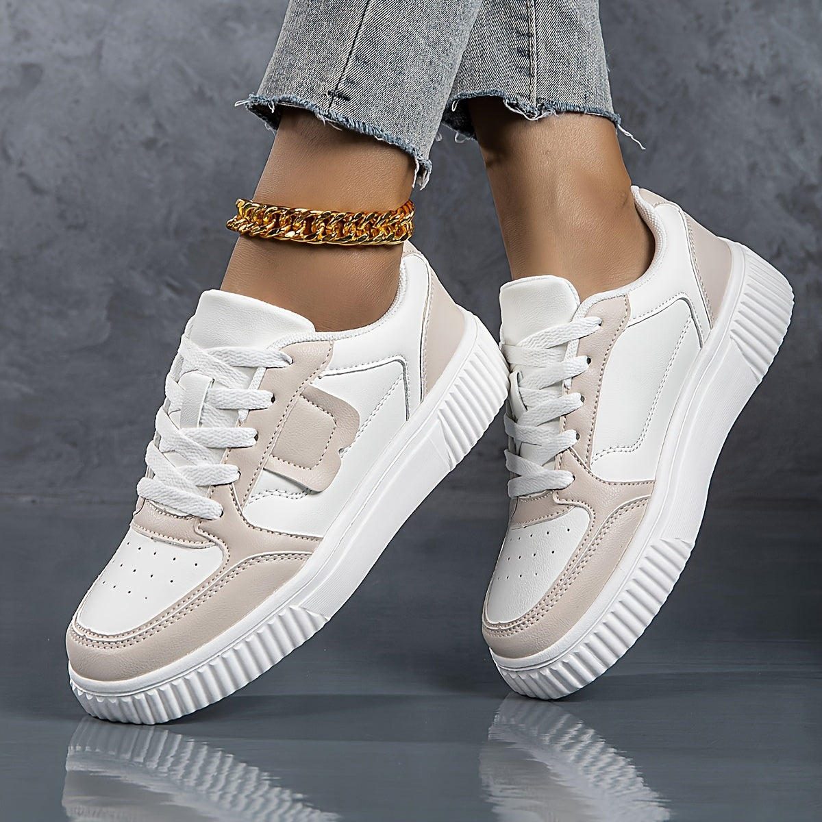 Avelena Plus-Size ultraleichte Fashion-Sneaker für Damen | Perfekt für Casual Days