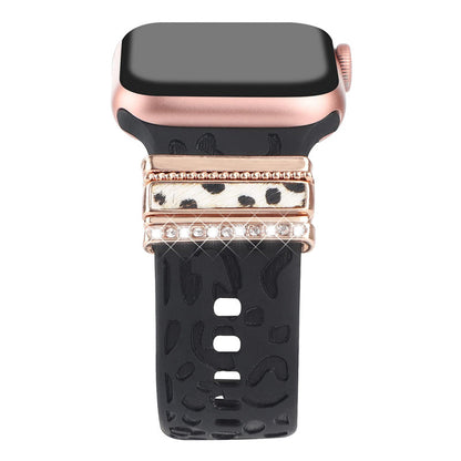 Avelena | Apple Watch Band mit Metallbesatz