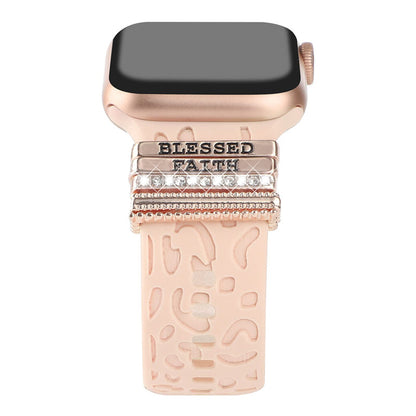 Avelena | Apple Watch Band mit Metallbesatz