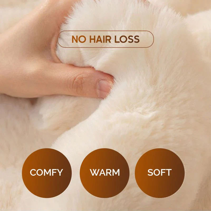 Avelena | dicker Kaninchenplüsch Sofaüberzug