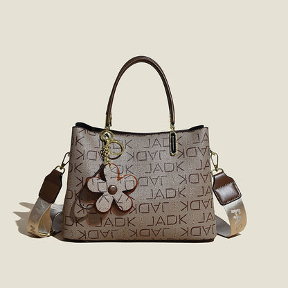 Avelena | Vintage Handtasche für Damen | Blumendruck | PU-Leder