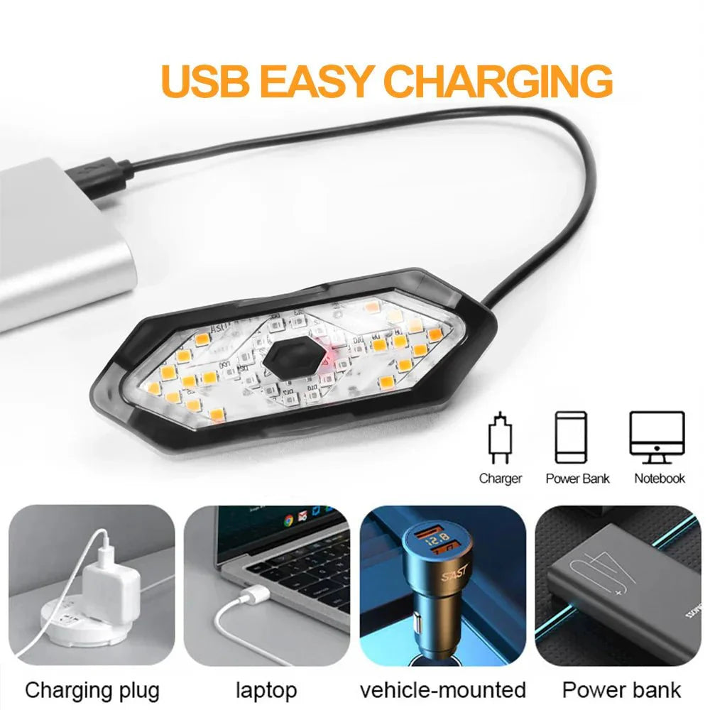 Avelena | BikeGuard Light – Wiederaufladbares Fahrrad-Rücklicht mit Fernbedienung & 32 LEDs für maximale Sicherheit