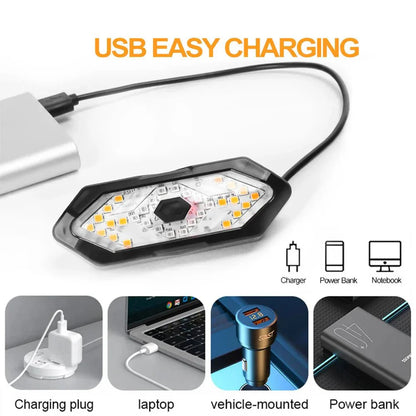 Avelena | BikeGuard Light – Wiederaufladbares Fahrrad-Rücklicht mit Fernbedienung & 32 LEDs für maximale Sicherheit