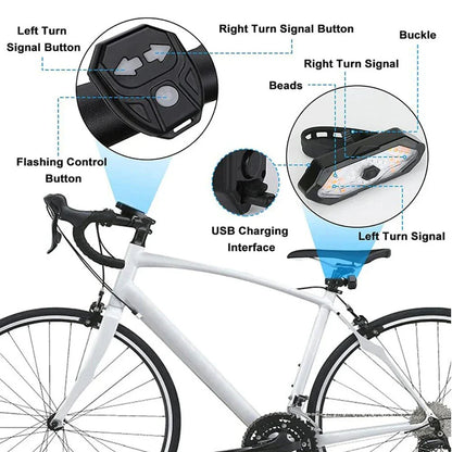 Avelena | BikeGuard Light – Wiederaufladbares Fahrrad-Rücklicht mit Fernbedienung & 32 LEDs für maximale Sicherheit